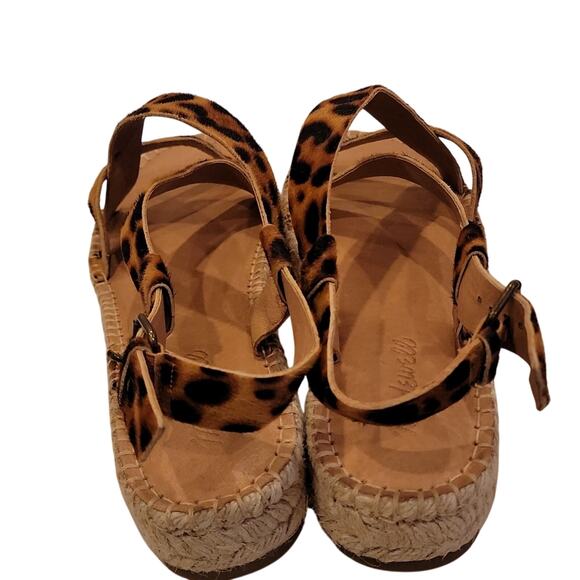 NWOB Madewell Malia Calfhair Espadrille Sandal, 8.5 - Picture 6 of 11